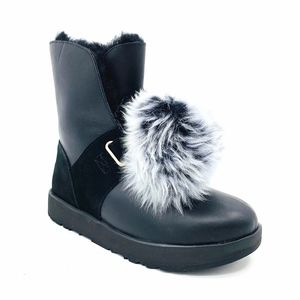 Ugg Isley Black Waterproof Winter Boots Size 7